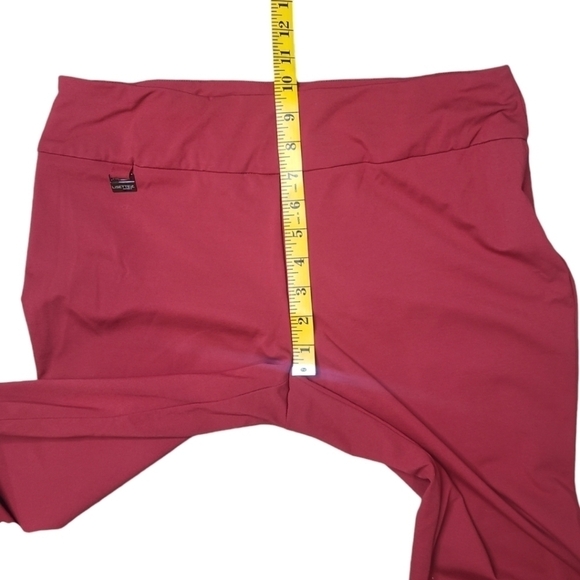 Lisette L Essentials Slim Ankle Pants, Kathryn PDR Style 17655 Red Size Large - Picture 9 of 15